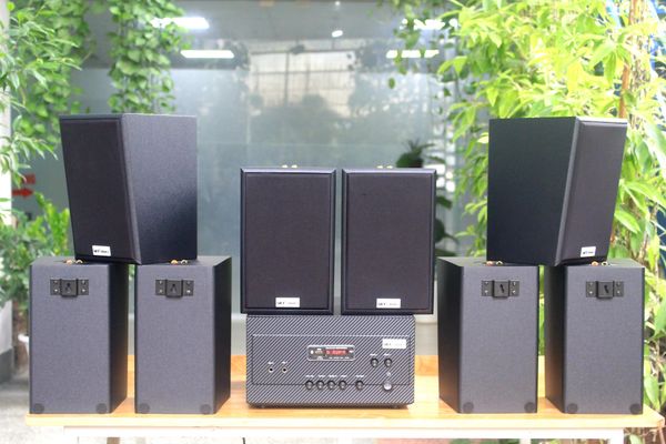 [Diện tích 160m2 + 02 Kênh] A907_TH Goldsound 2 vùng âm lượng 900w + 8 loa Goldsound V40C_TH 40w, loa được thiết kế riêng cho quán, bật lớn không tạp âm, miễn phí công lắp đặt, bảo hành dài hạn 5 năm.