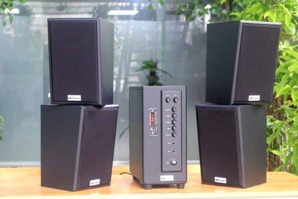 [Diện tích 80m2 + 02 Kênh] A384_SG Goldsound 2 vùng âm lượng 380w + 4 loa Goldsound V40C_SG 40w, loa được thiết kế riêng cho quán, bật lớn không tạp âm, miễn phí công lắp đặt, bảo hành dài hạn 5 năm.