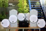 [Diện tích 200m2 + 2 Kênh] A917 Goldsound 2 vùng âm lượng 1200w + 10 loa âm trần Goldsound VAT38 38w, loa được thiết kế riêng cho quán, bật lớn không tạp âm, miễn phí công lắp đặt, bảo hành dài hạn 5 năm.