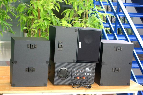 [Diện tích 120m2 + 02 Kênh] A917_DA Goldsound 2 vùng âm lượng 1200w + 6 loa Goldsound ngoài trời V50NT_DA 50w, loa được thiết kế riêng cho quán, bật lớn không tạp âm, miễn phí công lắp đặt, bảo hành 12 tháng