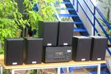 Loa treo tường, phát nhạc nền thông báo: Amply A907 + 6 V40C, Amply hai vùng âm lượng, loa được thiết kế riêng cho quán, bật lớn không tạp âm, miễn phí công lắp đặt, bảo hành dài hạn 5 năm.