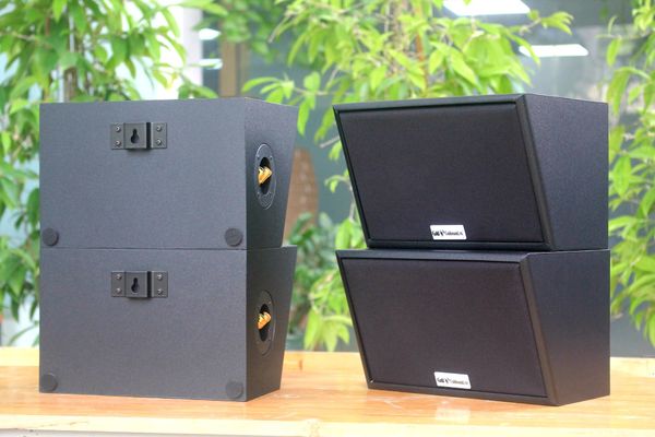 Dàn loa treo tường thông báo phát nhạc nền tự động: A501 Goldsound 500w + 8 loa Goldsound ngoài trời V50NT 50w, loa được thiết kế riêng cho quán, bật lớn không tạp âm, miễn phí công lắp đặt, bảo hành 12 tháng