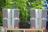 [Diện tích 160m2 + 02 Kênh] Amply A917 Goldsound 2 vùng âm lượng 1200w + 8 loa Goldsound V58C 58w, loa được thiết kế riêng cho quán, bật lớn không tạp âm, miễn phí công lắp đặt, bảo hành dài hạn 5 năm.