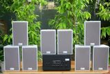[Diện tích 160m2 + 02 Kênh] Amply A907_DA Goldsound 2 vùng âm lượng 900w + 8 loa Goldsound V58C_DA 58w, loa được thiết kế riêng cho quán, bật lớn không tạp âm, miễn phí công lắp đặt, bảo hành dài hạn 5 năm.