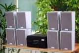 [Diện tích 160m2 + 02 Kênh] Amply A907_SG Goldsound 2 vùng âm lượng 900w + 8 loa Goldsound V58C_SG 58w, loa được thiết kế riêng cho quán, bật lớn không tạp âm, miễn phí công lắp đặt, bảo hành dài hạn 5 năm.