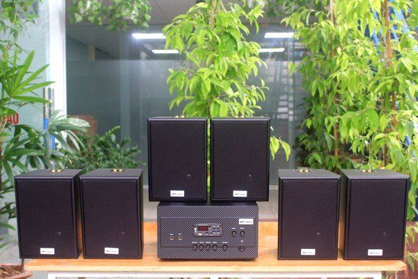 [Diện tích 120m2 + 02 Kênh] A917_SG Goldsound 2 vùng âm lượng 1200w + 6 loa Goldsound V55C_SG 55w, loa được thiết kế riêng cho quán, bật lớn không tạp âm, miễn phí công lắp đặt, bảo hành dài hạn 5 năm