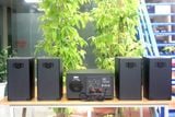 Loa treo tường, phát nhạc nền thông báo: A917 Goldsound 2 vùng âm lượng 1200w + 4 loa Goldsound V40C 40w, loa được thiết kế riêng cho quán, bật lớn không tạp âm, miễn phí công lắp đặt, bảo hành dài hạn 5 năm.