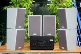 [Diện tích 120m2 + 02 Kênh] Amply A917_SG Goldsound 2 vùng âm lượng 1200w + 6 loa Goldsound V58C_SG 58w, loa được thiết kế riêng cho quán, bật lớn không tạp âm, miễn phí công lắp đặt, bảo hành dài hạn 5 năm.