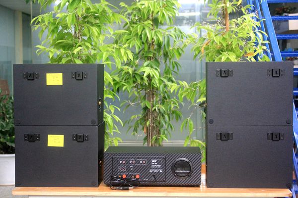 [Diện tích 120m2 + 02 Kênh] A918_SG Goldsound 2 vùng âm lượng 1200w + 4 loa Goldsound V130_SG 130w,  loa được thiết kế riêng cho quán, bật lớn không tạp âm, miễn phí công lắp đặt, bảo hành dài hạn 5 năm.