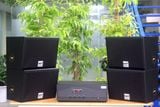 [Diện tích 120m2 + 02 Kênh] A918_SG Goldsound 2 vùng âm lượng 1200w + 4 loa Goldsound V130_SG 130w,  loa được thiết kế riêng cho quán, bật lớn không tạp âm, miễn phí công lắp đặt, bảo hành dài hạn 5 năm.