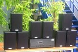 [Diện tích 160m2 + 02 Kênh] Amply Goldsound A918 hai vùng âm lượng 1200w + 8 loa treo tường V40C 40w thùng gỗ, loa được thiết kế riêng cho quán, bật lớn không tạp âm, miễn phí công lắp đặt, bảo hành dài hạn 5 năm.