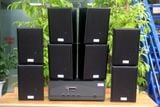 Dàn loa treo tường thông báo, phát nhạc nền tự động: Amply A918 Goldsound 2 vùng âm lượng 1200w + 8 loa Goldsound V55C 55w, loa được thiết kế riêng cho quán, bật lớn không tạp âm, miễn phí công lắp đặt, bảo hành dài hạn 5 năm