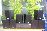 Dàn loa treo tường thông báo, phát nhạc nền tự động: Amply A918 Goldsound 2 vùng âm lượng 1200w + 8 loa Goldsound V55C 55w, loa được thiết kế riêng cho quán, bật lớn không tạp âm, miễn phí công lắp đặt, bảo hành dài hạn 5 năm