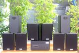 Loa treo tường, phát nhạc nền thông báo: A501 Goldsound 500w + 8 loa Goldsound V40C 40w, loa được thiết kế riêng cho quán, bật lớn không tạp âm, miễn phí công lắp đặt, bảo hành dài hạn 5 năm.