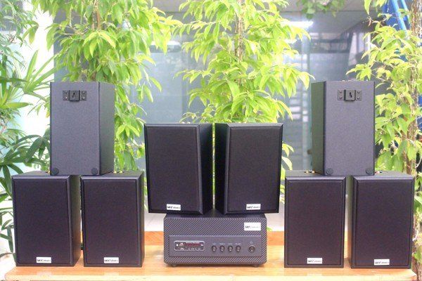 [Diện tích 160m2 + 02 Kênh] A501_DA Goldsound 500w + 8 loa Goldsound V40C_DA 40w, loa được thiết kế riêng cho quán, bật lớn không tạp âm, miễn phí công lắp đặt, bảo hành dài hạn 5 năm.