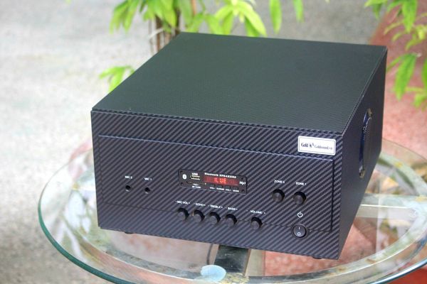 Loa nhà hàng: Amply tổng A907_SG (2 phân vùng đầu ra, 900w, đủ kết nối Bluetooth, RCA, AV, USB) chuyên dụng cho quán cafe, nhà hàng