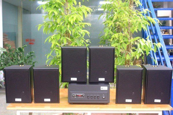 [Diện tích 120m2 + 02 Kênh] A501_SG Goldsound 500w + 6 loa Goldsound V55C_SG 55w, loa được thiết kế riêng cho quán, bật lớn không tạp âm, miễn phí công lắp đặt, bảo hành dài hạn 5 năm.