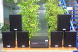 [Diện tích 120m2 + 02 Kênh] A501 Goldsound 500w + 6 loa Goldsound V55C 55w, loa được thiết kế riêng cho quán, bật lớn không tạp âm, miễn phí công lắp đặt, bảo hành dài hạn 5 năm