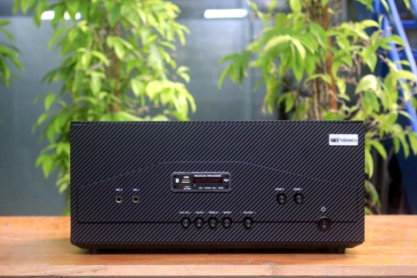 Amply A928-2K Goldsound (công suất 1500w, 2 phân vùng đầu ra, đủ kết nối Bluetooth, RCA, AV, USB)