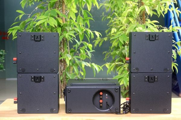 [Diện tích 80m2] AMT155TH Goldsound 150w + 4 loa Goldsound V23TH 23w, loa được thiết kế riêng cho quán, bật lớn không tạp âm, miễn phí công lắp đặt, bảo hành dài hạn 5 năm.