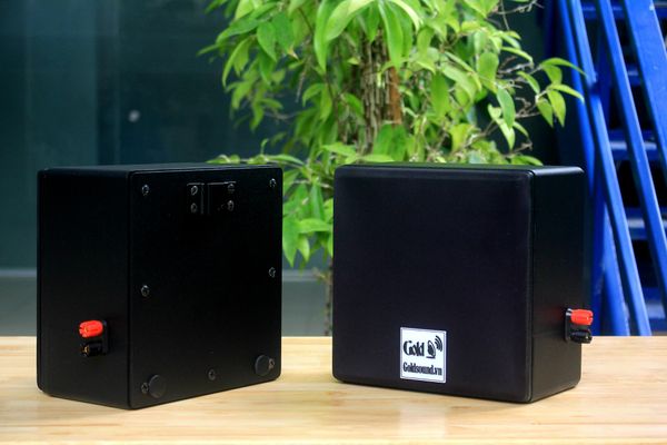 Loa Goldsound vệ tinh treo tường V23 (số lượng 01 loa), công suất 23w, loa bass 4 inch, treble 2 inch, kích thước rộng 22 cm, cao 22 cm, sâu 14 cm, bảo hành dài hạn 5 năm.