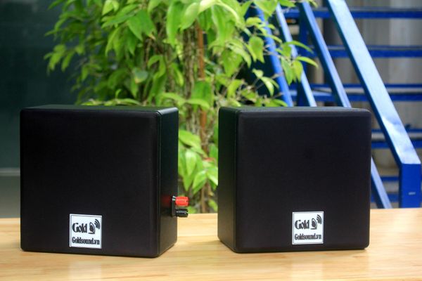 Loa Goldsound vệ tinh treo tường V23SG công suất 23w, loa bass 4 inch, treble 2 inch, kích thước rộng 22 cm, cao 22 cm, sâu 14 cm, bảo hành dài hạn 5 năm.