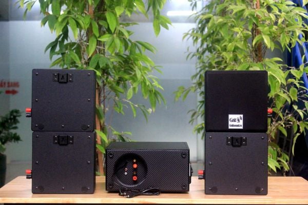 [Diện tích 80m2 + 02 Kênh] AMT384_DA Goldsound 2 vùng âm lượng 380w + 4 loa Goldsound V23DA 23w, loa được thiết kế riêng cho quán, bật lớn không tạp âm, miễn phí công lắp đặt, bảo hành dài hạn 5 năm.