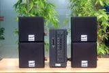 [Diện tích 80m2 + 02 Kênh] AMT384_SG Goldsound 2 vùng âm lượng 380w + 4 loa Goldsound V23SG 23w, loa được thiết kế riêng cho quán, bật lớn không tạp âm, miễn phí công lắp đặt, bảo hành dài hạn 5 năm.