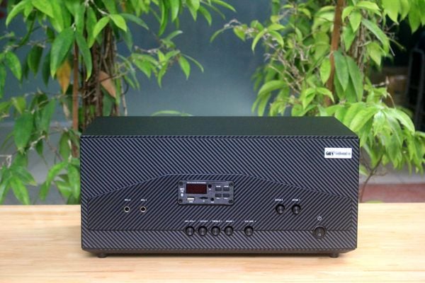 Amply A917N (2 phân vùng đầu ra, 1200w, đủ kết nối Bluetooth, RCA, AV, USB) chuyên dụng cho quán cafe Acoustic, hội trường, sân khấu, phòng gym, nhà hàng.....)