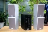 [Diện tích 80m2 + 02 Kênh] Amply AMT384_TH Goldsound 2 vùng âm lượng 380w + 4 loa Goldsound V58C_TH 58w, loa được thiết kế riêng cho quán, bật lớn không tạp âm, miễn phí công lắp đặt, bảo hành dài hạn 5 năm.