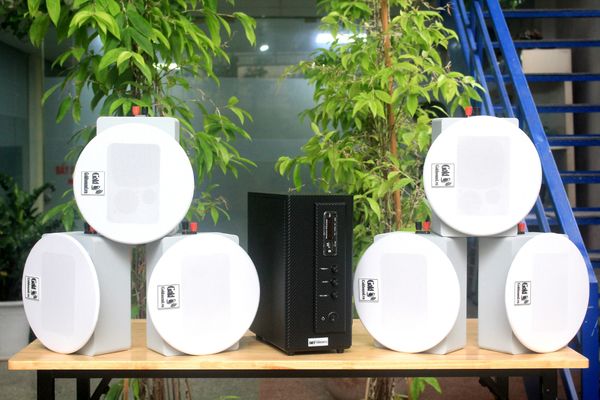 [Diện tích 120m2] AMT155_TH Goldsound 150w + 6 loa âm trần Goldsound VAT38_TH 38w, loa được thiết kế riêng cho quán, bật lớn không tạp âm, miễn phí công lắp đặt, bảo hành dài hạn 5 năm