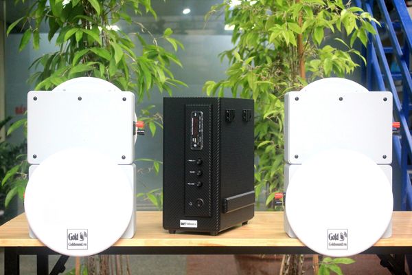 [Diện tích 80m2] Amply AMT155 + 4 VAT38, loa được thiết kế riêng cho quán, bật lớn không tạp âm, miễn phí công lắp đặt, bảo hành dài hạn 5 năm.