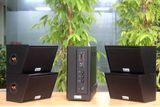 Dàn loa treo tường thông báo phát nhạc nền tự động: AMT155 Goldsound 150w + 4 loa Goldsound ngoài trời V50NT 50w, loa được thiết kế riêng cho quán, bật lớn không tạp âm, miễn phí công lắp đặt, bảo hành 12 tháng