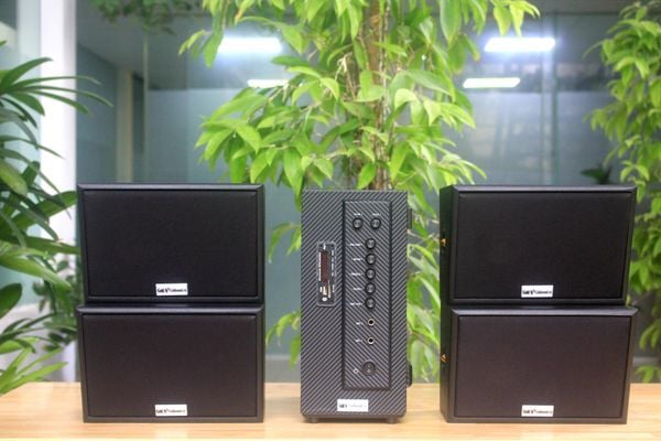 Dàn loa treo tường thông báo phát nhạc nền tự động: AMT384 Goldsound 2 vùng âm lượng 380w + 4 loa Goldsound ngoài trời V50NT 50w, loa được thiết kế riêng cho quán, bật lớn không tạp âm, miễn phí công lắp đặt, bảo hành 12 tháng