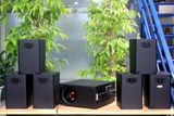 [Diện tích 120m2 + 02 Kênh] Amply AMT384_SG Goldsound 2 vùng âm lượng 380w + 6 loa Goldsound V25C_SG 25w, Amply 4 - 6 vùng âm lượng, loa được thiết kế riêng cho quán, bật lớn không tạp âm, miễn phí công lắp đặt, bảo hành dài hạn 5 năm.