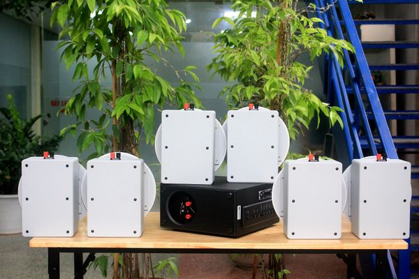 [Diện tích 120m2 + 2 Kênh] AMT384 Goldsound 2 vùng âm lượng 380w + 6 loa âm trần Goldsound VAT28 28w, loa được thiết kế riêng cho quán, bật lớn không tạp âm, miễn phí công lắp đặt, bảo hành dài hạn 5 năm