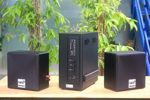 [Diện tích 40m2] AMT155_TH Goldsound 150w + 2 loa Goldsound V23TH 23w, loa được thiết kế riêng cho quán, bật lớn không tạp âm, miễn phí công lắp đặt, bảo hành dài hạn 5 năm.