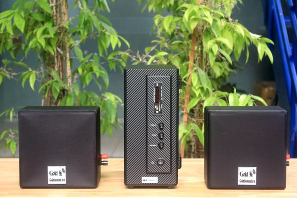 [Diện tích 40m2] AMT155_TH Goldsound 150w + 2 loa Goldsound V23TH 23w, loa được thiết kế riêng cho quán, bật lớn không tạp âm, miễn phí công lắp đặt, bảo hành dài hạn 5 năm.