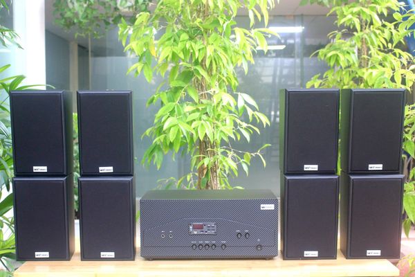 [Diện tích 160m2 + 02 Kênh] A917N_DA Goldsound 2 vùng âm lượng 1200w + 8 loa Goldsound V40C_DA 40w, loa được thiết kế riêng cho quán, bật lớn không tạp âm, miễn phí công lắp đặt, bảo hành dài hạn 5 năm.