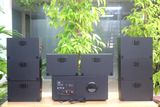 [Diện tích 160m2 + 02 Kênh] A917N Goldsound 2 vùng âm lượng 1200w + 8 loa Goldsound ngoài trời V50NT 50w, loa được thiết kế riêng cho quán, bật lớn không tạp âm, miễn phí công lắp đặt, bảo hành 12 tháng