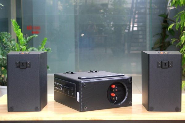 [Diện tích 40m2] AMT155_DA Goldsound 150w + 2 loa Goldsound V55C_DA 55w, loa được thiết kế riêng cho quán, bật lớn không tạp âm, miễn phí công lắp đặt, bảo hành dài hạn 5 năm.