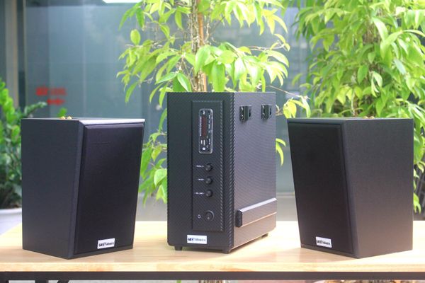 [Diện tích 40m2] AMT155_DA Goldsound 2 vùng âm lượng 150w + 2 loa Goldsound V40C_DA 40w, loa được thiết kế riêng cho quán, bật lớn không tạp âm, miễn phí công lắp đặt, bảo hành dài hạn 5 năm.