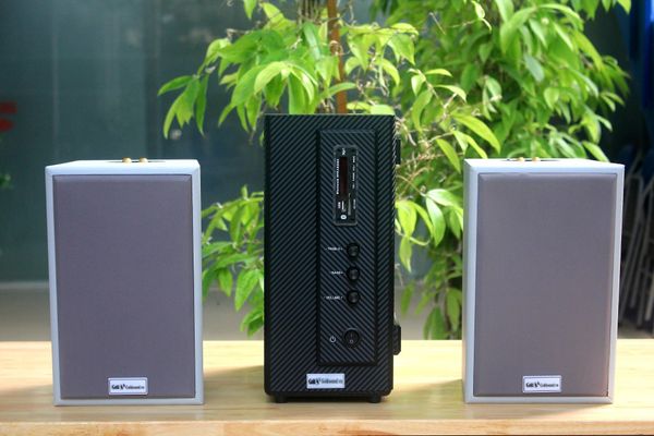 [Diện tích 40m2] Amply AMT155_DA Goldsound 150w + 2 loa Goldsound V58C_DA 58w, loa được thiết kế riêng cho quán, bật lớn không tạp âm, miễn phí công lắp đặt, bảo hành dài hạn 5 năm.