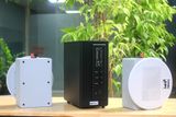 Loa âm trần thông báo, phát nhạc nền tự động: AMT155 Goldsound 150w + 2 loa âm trần Goldsound VAT38 38w, loa được thiết kế riêng cho quán, bật lớn không tạp âm, miễn phí công lắp đặt, bảo hành dài hạn 5 năm