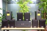 [Diện tích 160m2 + 02 Kênh] Amply A917N_SG Goldsound 2 vùng âm lượng 1200w + 8 loa Goldsound V25C_SG 25w, loa được thiết kế riêng cho quán, bật lớn không tạp âm, miễn phí công lắp đặt, bảo hành dài hạn 5 năm.