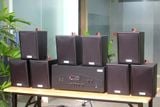 [Diện tích 160m2 + 02 Kênh] Amply A917N_SG Goldsound 2 vùng âm lượng 1200w + 8 loa Goldsound V25C_SG 25w, loa được thiết kế riêng cho quán, bật lớn không tạp âm, miễn phí công lắp đặt, bảo hành dài hạn 5 năm.