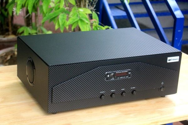 Cục đẩy công suất A938-2K_DA Goldsound (công suất 1500w, 2 phân vùng đầu ra, đủ kết nối Bluetooth, RCA, AV, USB)