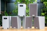 [Diện tích 120m2 + 02 Kênh] Amply A918 hai vùng âm lượng 1200W + 6 loa vệ tinh Goldsound V58C 58w treo tường, loa được thiết kế riêng cho quán, bật lớn không tạp âm, miễn phí công lắp đặt, bảo hành dài hạn 5 năm.