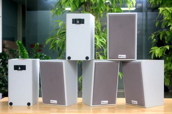 [Diện tích 120m2 + 02 Kênh] Amply A918 hai vùng âm lượng 1200W + 6 loa vệ tinh Goldsound V58C 58w treo tường, loa được thiết kế riêng cho quán, bật lớn không tạp âm, miễn phí công lắp đặt, bảo hành dài hạn 5 năm.