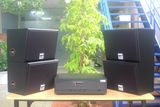 [Diện tích 120m2 + 02 Kênh] A918_DA Goldsound 2 vùng âm lượng 1200w + 4 loa Goldsound chống nước ngoài trời V130NT_DA 130w, loa được thiết kế riêng cho quán, bật lớn không tạp âm, miễn phí công lắp đặt, bảo hành 12 tháng.